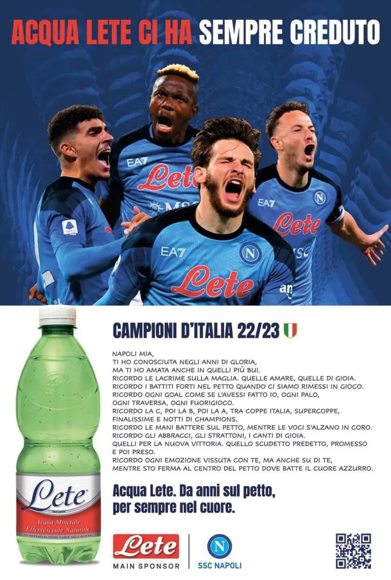 CAMPIONI D'ITALIA NAPOLI