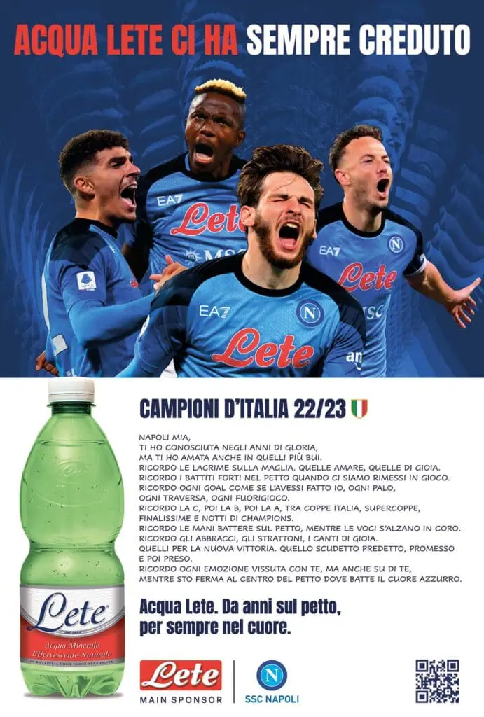 CAMPIONI D'ITALIA NAPOLI